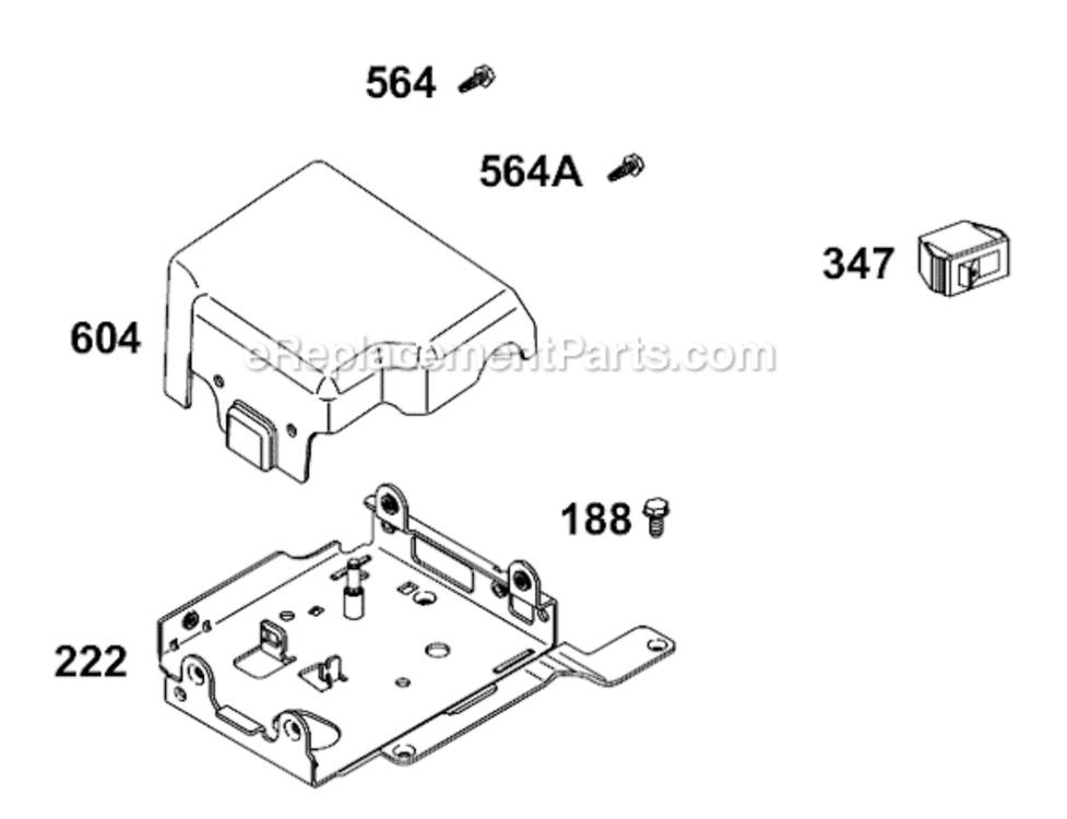 Page G Diagram and Parts List for 124432 8001 Briggs and Stratton Engine